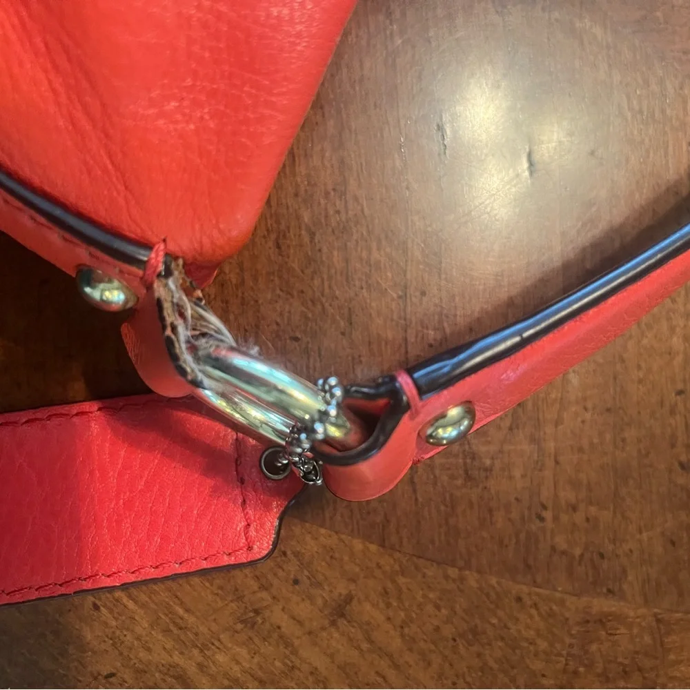 Coach Vibrant Papaya Hobo Bag